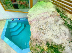 Authentic cave pool villa